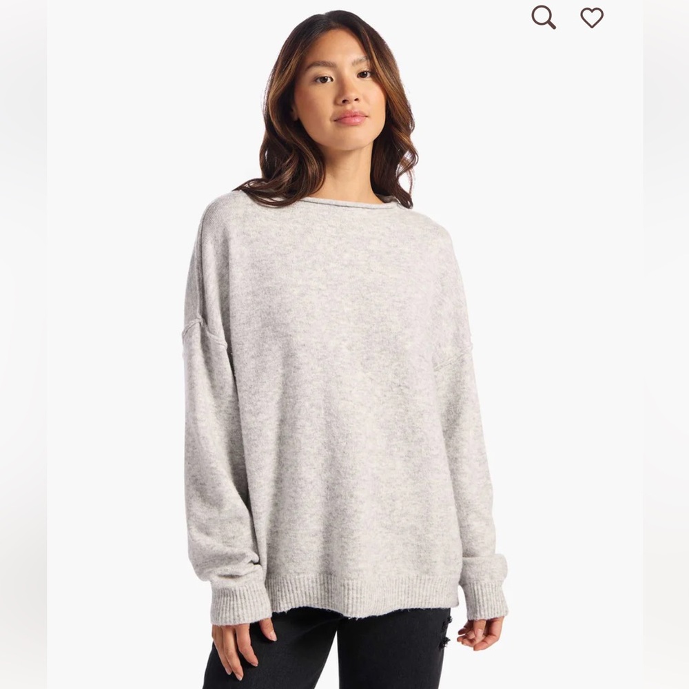 NWOT nuuds Cozy Knit Mock Neck Sweater